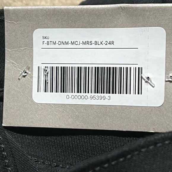 Everlane The Mid-Rise Skinny Stretch Jean Black Size 24 Regular NWT - Picture 10 of 11